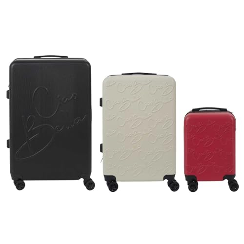 JET LAG, VO0007, Set of 3 Pop Suitcases 30L 74L 103L, Versatility and Storage Capacity, modern and Attractive Design, Optimal Mobility, Reinforced Security, Durability and Robustness von Jet Lag