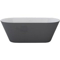 Badewanne DEHLIA grau freistehend Jet-Line 1700x800 Bad Ausstattung von JET-LINE