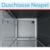 Duschtasse Neapel 800x800 Duch Tasse Glas Dusche weiss Jet-line Duschwanne Duschboden Badezimmer von JET-LINE