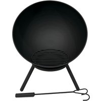 Jet-line - Feuerschale navaro schwarz lackiert Feuerstelle Feuerkorb von JET-LINE