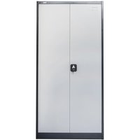 Aktenschrank Omsk dunkelgrau-weiss von JET-LINE