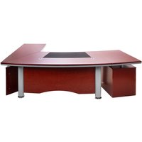 Jet-line - Büromöbel Chef Schreibtisch berlin rechts 260 cm Furnier Winkelschreibtisch von JET-LINE
