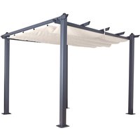 Jet-line - Pavillon Kairo anthrazit beige 3 x 3 von JET-LINE