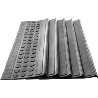 Stufenmatten melina 5er-Set Außenbereiche Treppenmatten Antirutschmatte 25x75cm schwarz von JET-LINE