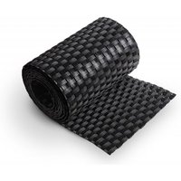 Jet-line - Zaunstreifen Gartenzaun Sichtschutzstreifen Sichtschutz Kunststoffstreifen Kunststoff schwarz 255 x von JET-LINE