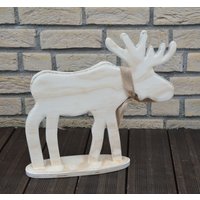 Naturholz Elch Naturholz Elch von JETHOKreationen
