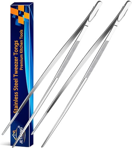 JETKONG Extra lange Pinzette Zange 30,5 cm Edelstahl Pinzette mit Haken 2er Set JETKONG Extra lange Pinzette Zange 30,5 cm Edelstahl Pinzette mit Haken 2er Set von JETKONG