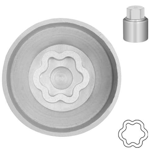 JEUCLEL Typ M Radsicherungsmutter Schlüssel kompatibel mit Land Rover Range Rover Evoque Freelander Velar, Radschloss Radmutter Adapter, Auto Anti Diebstahl Schraube Mutter Entfernen Schlüssel JEUCLEL Typ M Radsicherungsmutter Schlüssel kompatibel mit Land Rover Range Rover Evoque Freelander Velar, Radschloss Radmutter Adapter, Auto Anti Diebstahl Schraube Mutter Entfernen Schlüssel von JEUCLEL