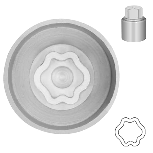 JEUCLEL Typ Q Radsicherungsmutter Schlüssel kompatibel mit Land Rover Range Rover Evoque Freelander Velar, Radschloss Radmutter Adapter, Auto Anti-Diebstahl Schraube Mutter Entfernen Schlüssel JEUCLEL Typ Q Radsicherungsmutter Schlüssel kompatibel mit Land Rover Range Rover Evoque Freelander Velar, Radschloss Radmutter Adapter, Auto Anti-Diebstahl Schraube Mutter Entfernen Schlüssel von JEUCLEL