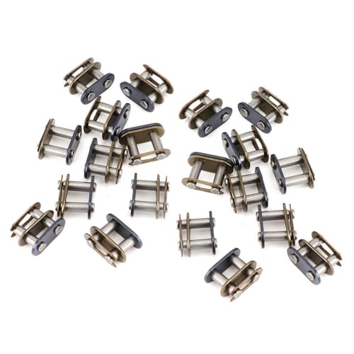 T8F Roller Antriebskette kompatibel mit 43cc 47cc 49cc 50cc 2 Stroke Motor Bike Kids ATV Quad Scooter 4 Wheeler Motorradteile(20pc Master Link) von JEVyhbrHw