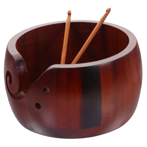 JEWEDECO Handgemachte Garn Aufbewahrungsschale Holz Garnhalter Stricken Organizer Schale JEWEDECO Handgemachte Garn Aufbewahrungsschale Holz Garnhalter Stricken Organizer Schale von JEWEDECO