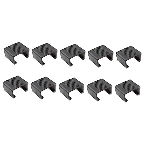 JEWEDECO 10 Stück Teiliges Outdoor Möbelverbinder aus Hitzebeständigem Kunststoff Rattan Sofa und Stuhl Clip zur Stabilen Ausrichtung von Garten Loungemöbeln Verhindert Verrutschen und von JEWEDECO