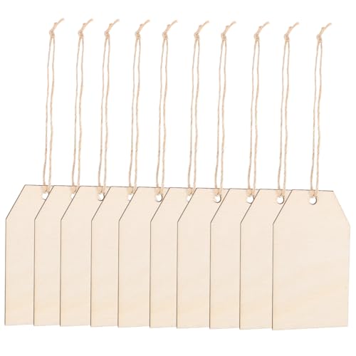 JEWEDECO 10stücke Unbeschriftete Holzanhänger Mit Löchern Für -projekte Und Weihnachtsbaum-Dekoration Leicht Zu Bemalen Gestalten Holzmaterial Für Kreative Bastelarbeiten JEWEDECO 10stücke Unbeschriftete Holzanhänger Mit Löchern Für -projekte Und Weihnachtsbaum-Dekoration Leicht Zu Bemalen Gestalten Holzmaterial Für Kreative Bastelarbeiten von JEWEDECO