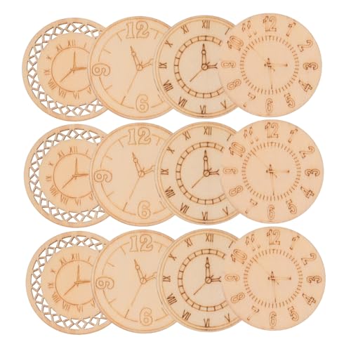 JEWEDECO 16Stücke DIY Holzuhr Scheiben Unbehandelt zum Selberbauen Holzdeko für Partys Hochzeiten und Bastelprojekte Glatte Oberfläche Vielseitig Einsetzbar JEWEDECO 16Stücke DIY Holzuhr Scheiben Unbehandelt zum Selberbauen Holzdeko für Partys Hochzeiten und Bastelprojekte Glatte Oberfläche Vielseitig Einsetzbar von JEWEDECO