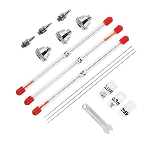 JEWEDECO Teiliges Ersatzteil Für Airbrush Düse Nadel Passend Für Sprayer Zubehör Aus Hochwertigem Material Für Lange Lebensdauer Mit Nadeldüse Und Düse Für Verschiedene JEWEDECO Teiliges Ersatzteil Für Airbrush Düse Nadel Passend Für Sprayer Zubehör Aus Hochwertigem Material Für Lange Lebensdauer Mit Nadeldüse Und Düse Für Verschiedene von JEWEDECO
