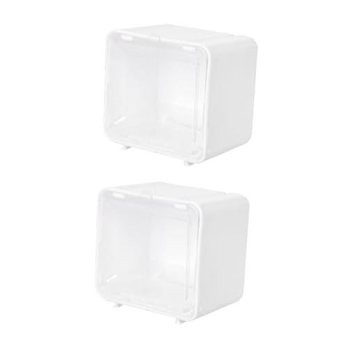 JEWEDECO 2 STÜCK Transparente Aufbewahrungsbox Teilig Mini Tape Organizer Kleine Box für Sticker und Bürobedarf Staubdicht und Leicht zu Reinigen für Zuhause und Büro JEWEDECO 2 STÜCK Transparente Aufbewahrungsbox Teilig Mini Tape Organizer Kleine Box für Sticker und Bürobedarf Staubdicht und Leicht zu Reinigen für Zuhause und Büro von JEWEDECO