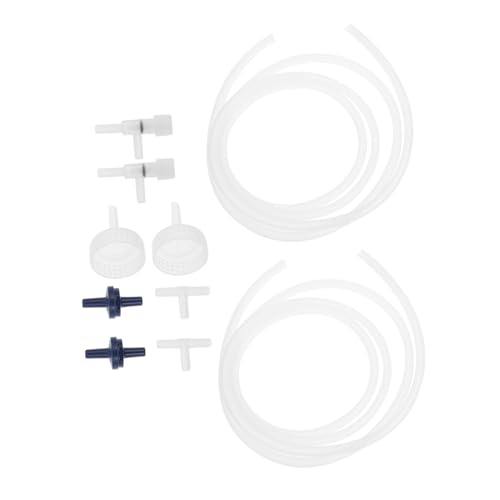 JEWEDECO 2 Sätze Aquarium Artemia Zuchtset DIY Garnelen Inkubator Kit mit Soda Flaschen Zubehör Transparentes Kunststoffmaterial Luftstromregelnd Geeignet für Fisch Garnelenzucht von JEWEDECO