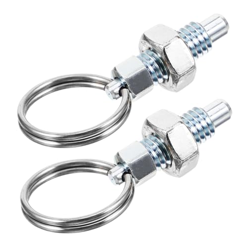 JEWEDECO Federkolben Aus Edelstahl 304 Verriegelungsstifte Mit Zugring Mechanisches Zubehör 2 Stück Praktisch Und Vielseitig JEWEDECO Federkolben Aus Edelstahl 304 Verriegelungsstifte Mit Zugring Mechanisches Zubehör 2 Stück Praktisch Und Vielseitig von JEWEDECO