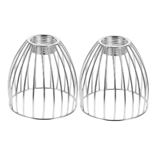 JEWEDECO 2 Stück Metall Lampenschirme Vogelkäfig Design Vintage Eisen Kunst Pendelleuchte Lampenschirm Einfach zu Montieren Kompatibel mit Leuchtmitteln für Schlafzimmer und Esszimmer JEWEDECO 2 Stück Metall Lampenschirme Vogelkäfig Design Vintage Eisen Kunst Pendelleuchte Lampenschirm Einfach zu Montieren Kompatibel mit Leuchtmitteln für Schlafzimmer und Esszimmer von JEWEDECO