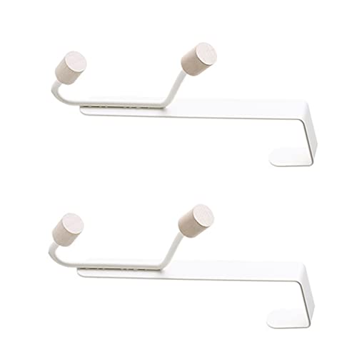 JEWEDECO 2 Stück Metall Über Tür Haken Platzsparende Haken für Zuhause Einfache Montage No Traceless Design für Handtücher Mäntel und JEWEDECO 2 Stück Metall Über Tür Haken Platzsparende Haken für Zuhause Einfache Montage No Traceless Design für Handtücher Mäntel und von JEWEDECO