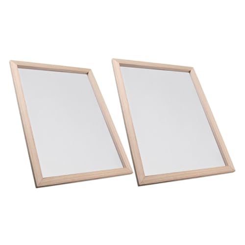 JEWEDECO 2 Stück Teiliges Doppellagiges Holz Papierherstellungsrahmen Stabiles DIY Bastelwerkzeug für Traditionelle Papierkunst für Kreative Handwerksprojekte und Anfänger JEWEDECO 2 Stück Teiliges Doppellagiges Holz Papierherstellungsrahmen Stabiles DIY Bastelwerkzeug für Traditionelle Papierkunst für Kreative Handwerksprojekte und Anfänger von JEWEDECO