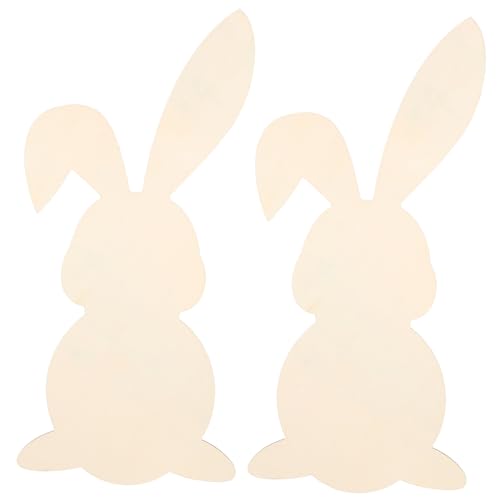 JEWEDECO 2 Stück Teiliges Osterhase Holzanhänger Naturbelassene Holz-hasen zum Bemalen und Basteln Osterdeko DIY für Frühling Klassenzimmer Partys Süße Aufhänger für Wand Tischdekoration JEWEDECO 2 Stück Teiliges Osterhase Holzanhänger Naturbelassene Holz-hasen zum Bemalen und Basteln Osterdeko DIY für Frühling Klassenzimmer Partys Süße Aufhänger für Wand Tischdekoration von JEWEDECO