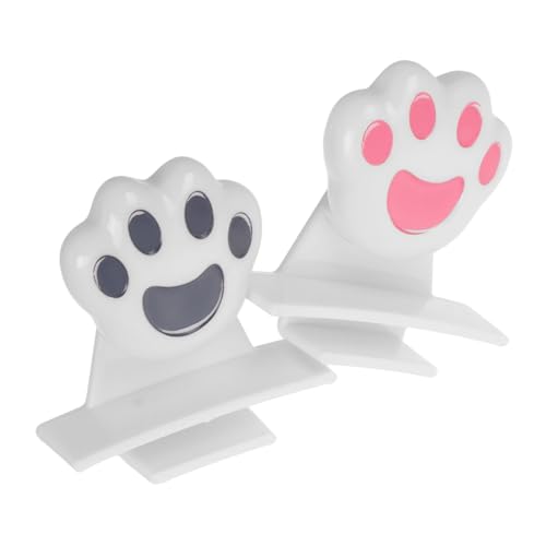 JEWEDECO 2 Stück Toilettendeckelheber Griff Katzenpfote Design Hygienischer Wc Sitz Lifter Hebehilfe Einfache Montage Vielseitig für Bad Büro Hotel Geeignet Praktische Toilettenlift von JEWEDECO