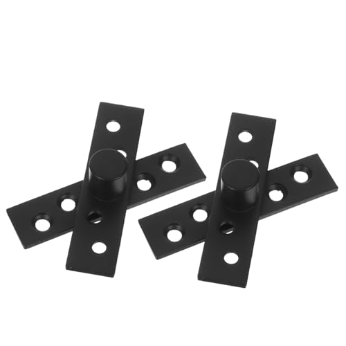 JEWEDECO 2 Stücke Edelstahl Drehbare Verdeckte Scharniere Schwerlast Unsichtbare Tür Drehachse Möbelbeschläge für Schränke und Kommoden JEWEDECO 2 Stücke Edelstahl Drehbare Verdeckte Scharniere Schwerlast Unsichtbare Tür Drehachse Möbelbeschläge für Schränke und Kommoden von JEWEDECO