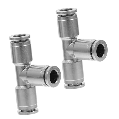 JEWEDECO 2Stücke Drei Luftschlauchanschlüsse Pneumatische Armaturen für Stabile Verbindungen Auslaufsicherer Verbinder für Druckluftsysteme JEWEDECO 2Stücke Drei Luftschlauchanschlüsse Pneumatische Armaturen für Stabile Verbindungen Auslaufsicherer Verbinder für Druckluftsysteme von JEWEDECO