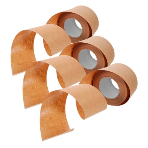JEWEDECO 3 Rollen Kraft Packingband Vielseitiges Beschreibbares und Wasserdichtes Klebeband für Kartonagen Starke Haftung für Versand und DIY Projekte JEWEDECO 3 Rollen Kraft Packingband Vielseitiges Beschreibbares und Wasserdichtes Klebeband für Kartonagen Starke Haftung für Versand und DIY Projekte von JEWEDECO