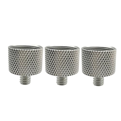 JEWEDECO 3 STÜCKE Microphone Screw Adapter Weiblich Männlich für Mikrofonständer und Klemmen Silber Robuste und Praktische Lösung für PC Zubehör JEWEDECO 3 STÜCKE Microphone Screw Adapter Weiblich Männlich für Mikrofonständer und Klemmen Silber Robuste und Praktische Lösung für PC Zubehör von JEWEDECO