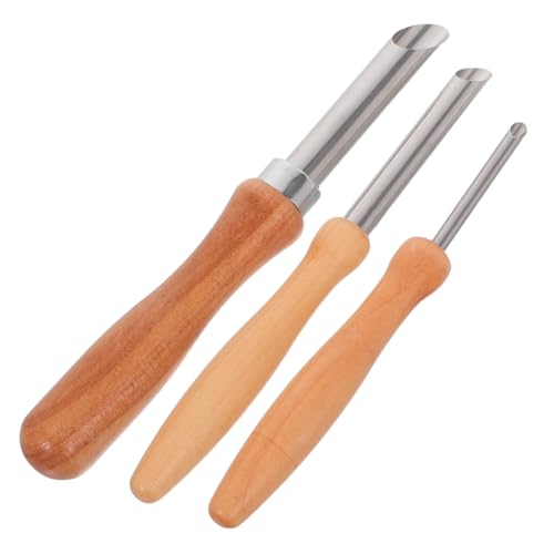 JEWEDECO 3 Stück Edelstahl Lochstanzer mit Ergonomischem Holzgriff Präzise Runde Tonlochschneider für Keramik Töpferwerkzeug DIY Modellierung und Tonbearbeitung JEWEDECO 3 Stück Edelstahl Lochstanzer mit Ergonomischem Holzgriff Präzise Runde Tonlochschneider für Keramik Töpferwerkzeug DIY Modellierung und Tonbearbeitung von JEWEDECO
