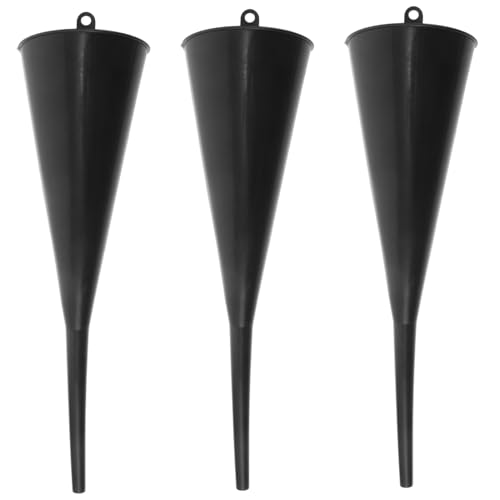 JEWEDECO 3 Stück Teiliges Öl-einfülltrichter Verlängertem Ausguss Kunststoff-trichter für Auto Motorradbenzin Kompatibel mit Motoröl und Kraftstoffzusätzen zur Präzisen Befüllung und JEWEDECO 3 Stück Teiliges Öl-einfülltrichter Verlängertem Ausguss Kunststoff-trichter für Auto Motorradbenzin Kompatibel mit Motoröl und Kraftstoffzusätzen zur Präzisen Befüllung und von JEWEDECO