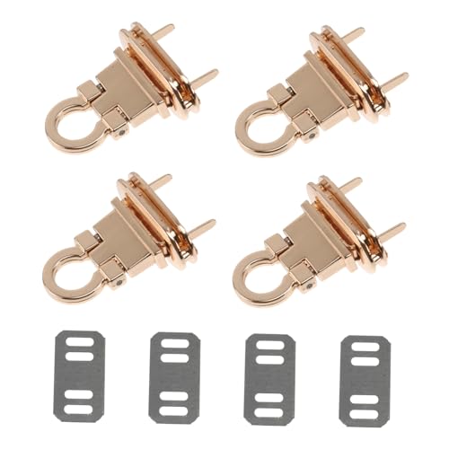 JEWEDECO 4 Stück Handtaschenschlösser Aus Metall Einsteckschlösser Zinklegierung Modisches Design Geringes Gewicht Für Beschädigte Schlösser JEWEDECO 4 Stück Handtaschenschlösser Aus Metall Einsteckschlösser Zinklegierung Modisches Design Geringes Gewicht Für Beschädigte Schlösser von JEWEDECO