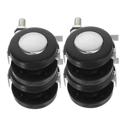 JEWEDECO 4 Stück Möbelrollen Lenkrollen aus Legiertem mit Bremse für Bürostühle und Präsentationswagen Drehbar Belastbar für Böden Inklusive Hartholz JEWEDECO 4 Stück Möbelrollen Lenkrollen aus Legiertem mit Bremse für Bürostühle und Präsentationswagen Drehbar Belastbar für Böden Inklusive Hartholz von JEWEDECO