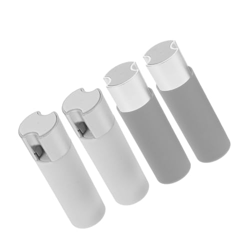 JEWEDECO 4 Stücke Teiliges Jalousie Zubehör Kunststoff Sicherheitsgriff mit Frosted Pendelgewicht für Jalousien in Weiß und Wind und Sonnenschutz Einfache Bedienung Langlebiges Zubehör für von JEWEDECO