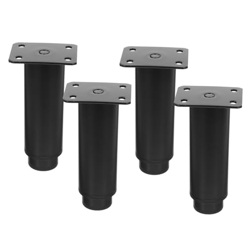 JEWEDECO 4stücke Verstellbare Möbelbeine Für Sofas Und Tische Hochbelastbare wasserdichte Unterstützung Für Schränke Und Höhe Schwarz JEWEDECO 4stücke Verstellbare Möbelbeine Für Sofas Und Tische Hochbelastbare wasserdichte Unterstützung Für Schränke Und Höhe Schwarz von JEWEDECO