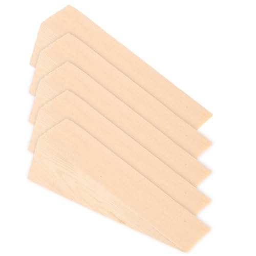 JEWEDECO 5 Stücke Holz Möbelkeile Möbelnivellierer für Stabile Stuhl und Tischbefestigung Leichtes Design für Unebene Böden Schrankpuffer und Toilettenscheiben Einfach zu Verwenden von JEWEDECO