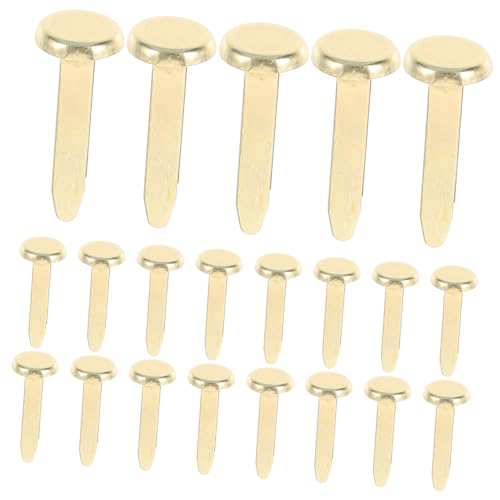 JEWEDECO 50 Stück Metall Zwei Bein Brads für Basteln Scrapbooking DIY Handwerk Mini Rundkopfklammern als Papierbefestiger Kinderfreundliche Bastelmaterialien für Karten Fotoalben JEWEDECO 50 Stück Metall Zwei Bein Brads für Basteln Scrapbooking DIY Handwerk Mini Rundkopfklammern als Papierbefestiger Kinderfreundliche Bastelmaterialien für Karten Fotoalben von JEWEDECO