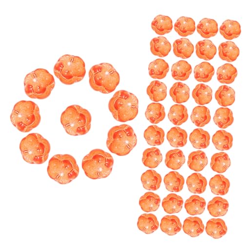 JEWEDECO 50stücke Kürbisform Spacer Perlen Für Diy Schmuckherstellung Bastelbedarf Dekoration Langlebige Und Glatte Oberflächen Für Armbänder Und von JEWEDECO