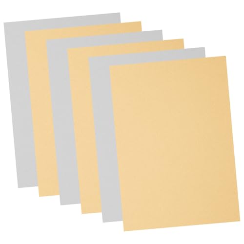 JEWEDECO 6 Stück Perlmutt-metallplatten Für Sublimation DIY-sublimationsrohlinge Aus Aluminiumblech Sublimationsmetallbleche Für Fotos von JEWEDECO