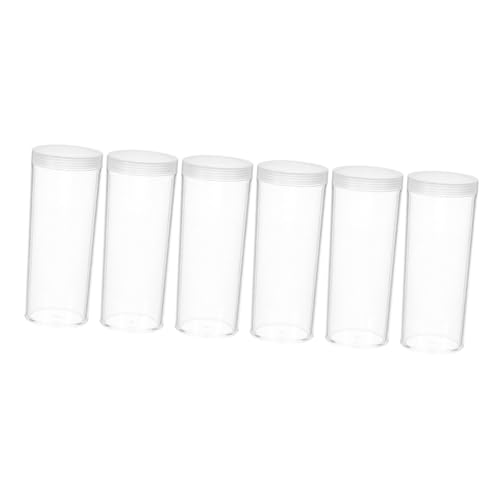 JEWEDECO 6 Stück Transparente Münzröhrchen Kunststoff mit Dichtung Münzaufbewahrung für Vierteldollar und Dimes Münzhalter zur Effizienten Organisation und Schutz von Münzsammlungen JEWEDECO 6 Stück Transparente Münzröhrchen Kunststoff mit Dichtung Münzaufbewahrung für Vierteldollar und Dimes Münzhalter zur Effizienten Organisation und Schutz von Münzsammlungen von JEWEDECO