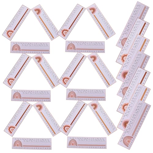 JEWEDECO 60 Blatt Dekorative Namensschilder aus Beschichtetem Glatte Oberfläche Leicht Beschreibbar Vielseitig für Klassenzimmer Schreibtisch und Praktische Namensetiketten für Büro und von JEWEDECO