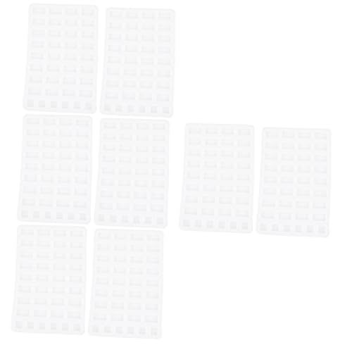 JEWEDECO 8 Stück Ziegelform DIY Sandtisch Szene DIY Zubehör Ziegel DIY Sandtisch Ziegel Silikonform Simulation Ziegelmodell Miniatur Blockform Sandtisch DIY Form Landschaft Ziegel von JEWEDECO
