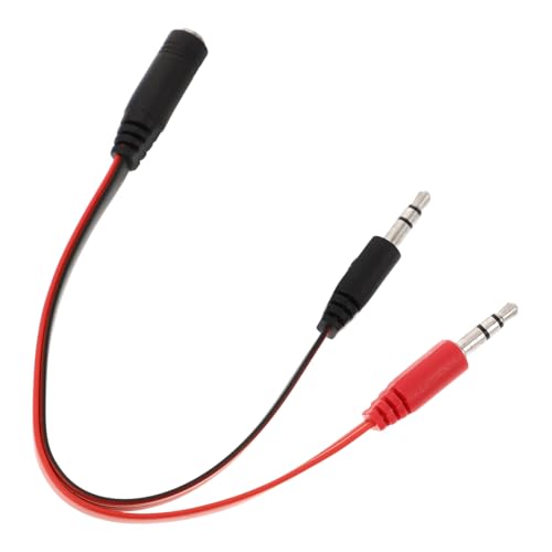 JEWEDECO Audio Splitterkabel Mikrofonadapter für Headset Hochwertiges Tpe Audiokabel Langlebig Kompatibel mit PC Smartphone Lautsprecher für JEWEDECO Audio Splitterkabel Mikrofonadapter für Headset Hochwertiges Tpe Audiokabel Langlebig Kompatibel mit PC Smartphone Lautsprecher für von JEWEDECO