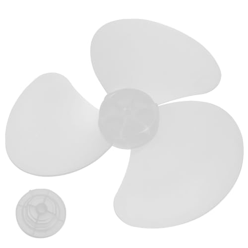 JEWEDECO Ersatzlüfterflügel Transparent Weiß aus Kunststoff Langlebig und Hitzebeständig Geräuscharm Passend für Tisch und Standventilatoren Einfache Montage und Robuste Verarbeitung JEWEDECO Ersatzlüfterflügel Transparent Weiß aus Kunststoff Langlebig und Hitzebeständig Geräuscharm Passend für Tisch und Standventilatoren Einfache Montage und Robuste Verarbeitung von JEWEDECO
