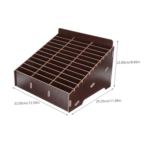 JEWEDECO Handy Aufbewahrungsbox mit Fächern Multi-grid Desktop Organizer für Klassenzimmer Büro und Meetingräume Multifunktionale Ordnungslösung für Telefon Karten und Kleine Büroartikel JEWEDECO Handy Aufbewahrungsbox mit Fächern Multi-grid Desktop Organizer für Klassenzimmer Büro und Meetingräume Multifunktionale Ordnungslösung für Telefon Karten und Kleine Büroartikel von JEWEDECO