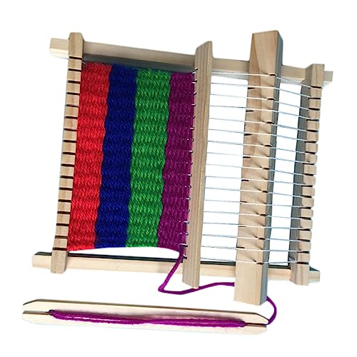 JEWEDECO Holz Strickmaschine für DIY Handgefertigtes Holz mit Lernspielzeug Kreativität und Feinmotorik Khaki JEWEDECO Holz Strickmaschine für DIY Handgefertigtes Holz mit Lernspielzeug Kreativität und Feinmotorik Khaki von JEWEDECO