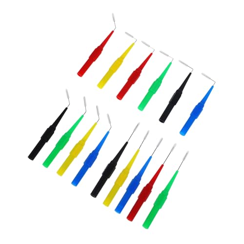 JEWEDECO 15stücke Teiliges Multimeter Testsonden Prüfspitzen Aus Kupfer Und Edelstahl Für Präzise Elektrische Tests Ergonomisches Design Für Komfortable Handhabung Für Automobilanwendungen JEWEDECO 15stücke Teiliges Multimeter Testsonden Prüfspitzen Aus Kupfer Und Edelstahl Für Präzise Elektrische Tests Ergonomisches Design Für Komfortable Handhabung Für Automobilanwendungen von JEWEDECO
