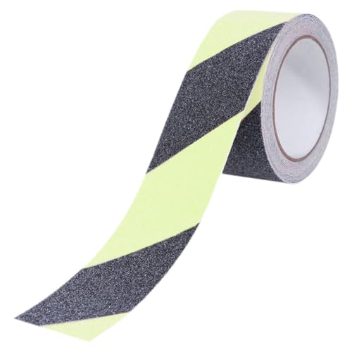 JEWEDECO Nachleuchtendes Rutsch Band mit Reflektierenden Streifen Grün Lumineszierendes Klebeband für Treppenstufen Rutschfeste Oberfläche Hohe Sichtbarkeit bei Dunkelheit JEWEDECO Nachleuchtendes Rutsch Band mit Reflektierenden Streifen Grün Lumineszierendes Klebeband für Treppenstufen Rutschfeste Oberfläche Hohe Sichtbarkeit bei Dunkelheit von JEWEDECO